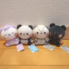 もちもちぱんだ ちょこのりふれんず てのりぬいぐるみ 4種類セット