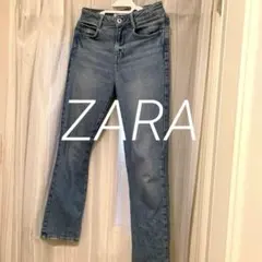 ZARA ザラ　ストレートデニム ライトブルー サイズ36 ジーンズ　夏のサムネイル