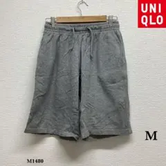 UNIQLO『ユニクロ』スウェット ハーフパンツ【M】グレー