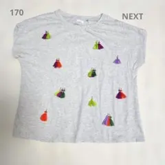 NEXT タッセル装飾 半袖Tシャツ グレー 16yrsのサムネイル