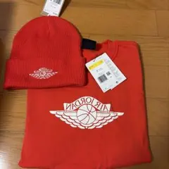 エアジョーダン TシャツS、ビーニーワンサイズセット