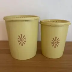 タッパーウェア マキシデコレーター 2個Tupperware 保存容器 レトロ