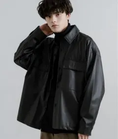 【Suggestion】フェイクレザージャケット