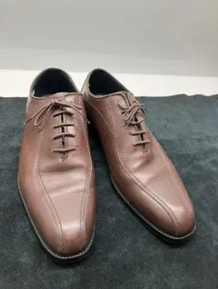 美品 BURBERRY 本革 ビジネス ドレスシューズ 25.5cm 茶色