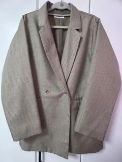 テーラードジャケット チェック