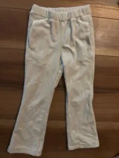 GU ヌクヌクニットコールフレアパンツ110cm