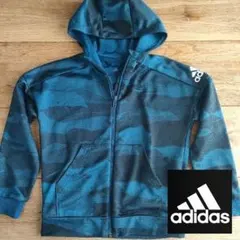 adidas 迷彩柄 フード付きジャージ 130サイズ