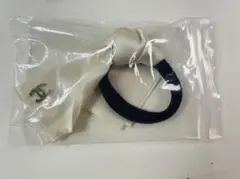 シャネル リボン付きヘアゴム ホワイト
