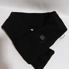 USB加熱機能付き黒ヒーターマフラー