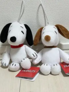 スヌーピー ぬいぐるみ ストラップ付き
