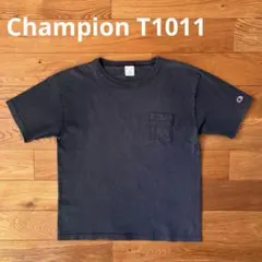 アメリカ製 Champion T1011 すみ黒 半袖 Made in USA