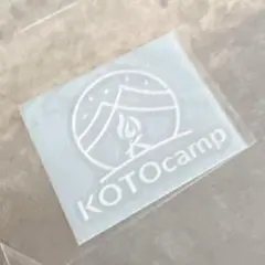 【正規品】☆ KOTOcamp / コトキャンプ ステッカー アウトドア
