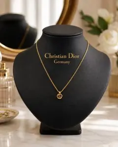 Christian Dior ゴールドネックレス ドイツ製 ヴィンテージのサムネイル