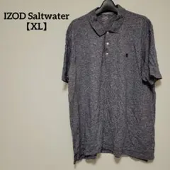 IZOD Saltwater ポロシャツ【XL】ネイビー メンズ 半袖