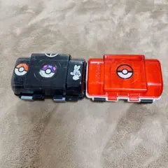 メザスタ　ポケモン　収納ボックス 黒　赤