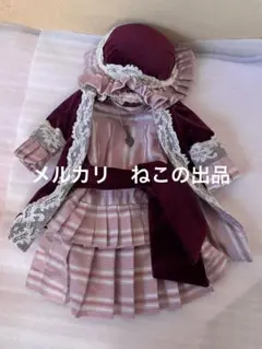 アンティーク調 ドレスドールワインレッド 人形 - メルカリ