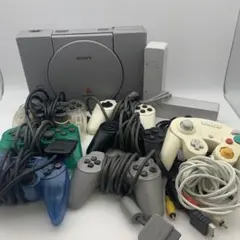 PlayStation1 本体 コントローラー7個セット カセットおまけ付き