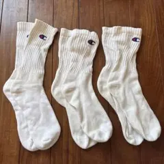 Champion チャンピオン ソックス ホワイト 3足セットのサムネイル