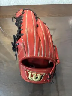 Wilson 硬式用 野球グローブ外野手用 レッドのサムネイル