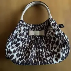 ケイトスペードヒョウ柄ハンドバッグ