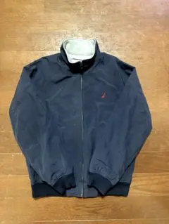 90s 00s nautica ナイロンジャケット リバーシブル スウェット