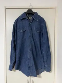 60,70年代マーベリックデニムウエスタンシャツ USA Blue Bellタグ