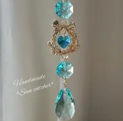 ③スワロフスキーサンキャッチャー バッグチャーム