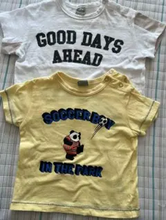 DILASH Tシャツ2枚セット（白・黄色）