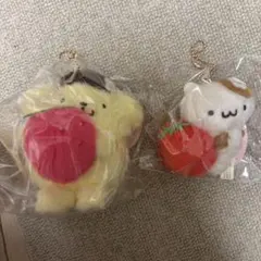 新品☆ポムポムプリン マフィン さくらんぼ マスコットホルダー - メルカリ