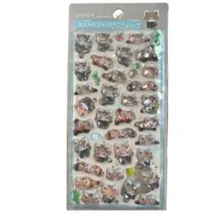 ボンボンドロップシール　レッサーパンダ　動物　ボンドロ