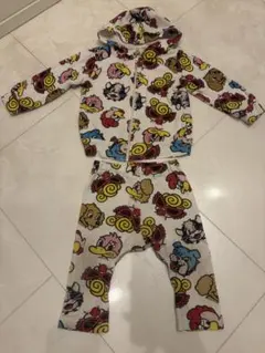 ヒステリックミニ テディミニ ロンパース、ポンチョセット 正規品 