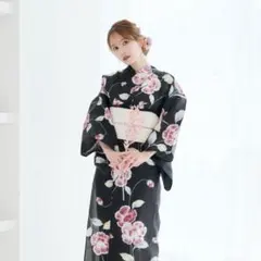元鈴木さん 2Wayセパレート浴衣 M 黒 CINEMATIQ ワンピ - メルカリ