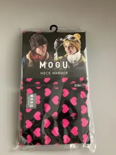 新品 MOGU ネックウォーマー イヤーウォーマー ハート柄
