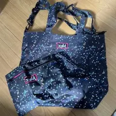 x-girl 星柄ショルダーバッグ ポーチ付き