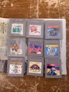 ゲームボーイソフトセット 9本まとめ売り