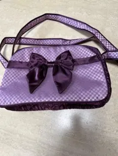 通園に！新品・超軽量リボン付き 超軽量ショルダーバッグ