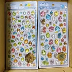 しずくちゃん うるおいちゃん みるみるちゃん ボンボンドロップシール ミニ 大