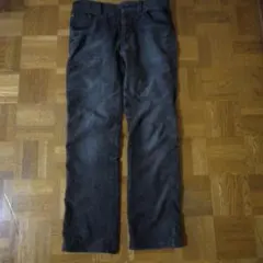 コーデュロイ ストレートパンツ 　ダークグレー　L　メンズ