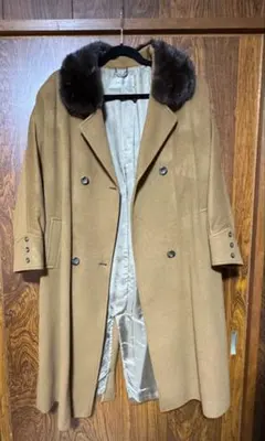 期間限定お値下げ！カシミヤ　ファー付ロングコート
