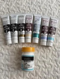 ★ターナーアクリルガッシュ&ジェルメディウム★ First Art 美品♡