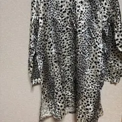 ヒョウ柄長袖シャツ