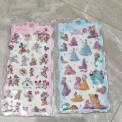 ディズニー Disney プリンセス ミッキー ミニー ぷくぷくシール