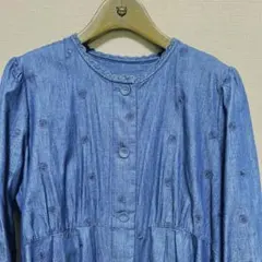 フランシュリッペ　刺繍カーディガンワンピース