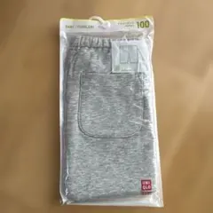 UNIQLO キッズ レギンス 100cm グレー