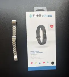 【美品】 Fitbit Alta HR 用 ステンレス交換ベルト