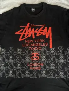 STUSSY(ステューシー)グラフィック 半袖Tシャツ XL 黒
