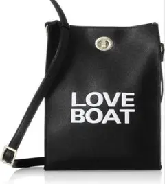 LOVE BOAT 黒のショルダーバッグのサムネイル