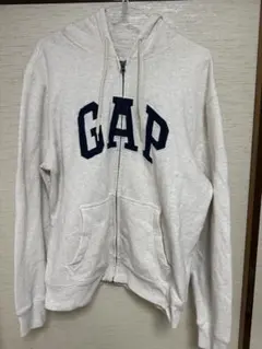 GAP ジップアップパーカー オートミールカラー