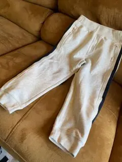 グレー サイドストライプ スウェットパンツ 100cm