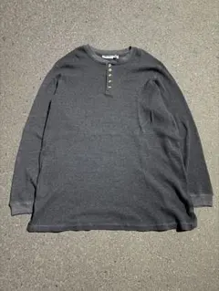キングサイズKING SIZE ヘンリーネックロングTシャツ - メルカリ